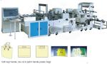Full Automatic Plastic bag making machine for Soft loop Handle bag
