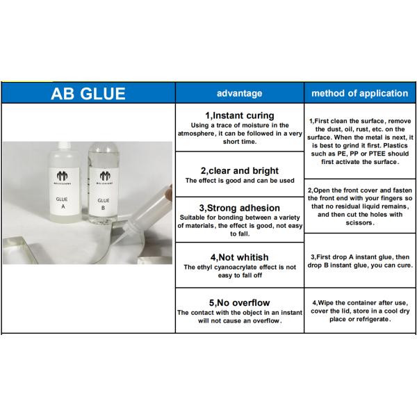 No Overflow AB Glue Epoxy Excellent Surface Gloss For LED Channel Letter Making