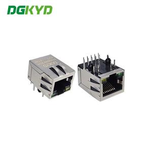 China 8P10C Single Port RJ45 Connector With Integrated Transformer wholesale