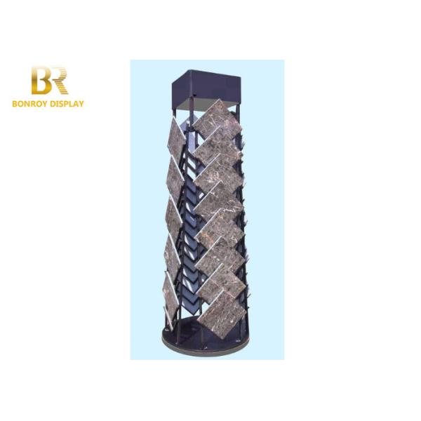 High Strength Pretty Metal Display Fixtures Ceramic Tile Stand Easy To Move