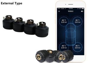 External Type Car TPMS System Dustproof / Waterproof With APP Real - Time Monitoring