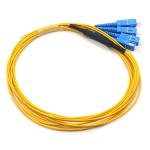 LSZH Duplex FC UPC to SC APC Fiber Optic Patch Cord for High-speed Internet