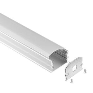 China Square Surface Mounted Aluminium LED Profile U Shaped Channel Anodized on sale