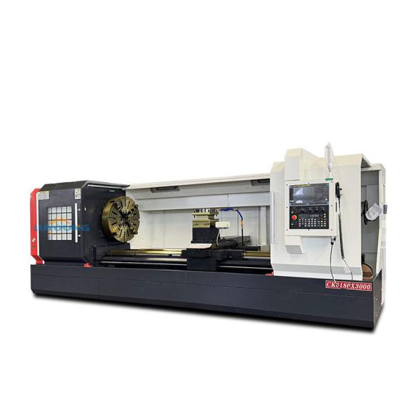 Quality Heavy Duty CNC Lathe CK6180x3000mm Distancewith Manual Chuck And Tailstock for sale