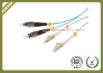 LC / UPC To FC / UPC Multimode Fiber Patch Cord LSZH Material Jacket