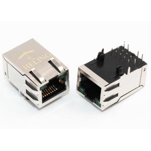 Brass Shielded RJ45 PCB Mount MJ3B-B211-RSLO5T135-1