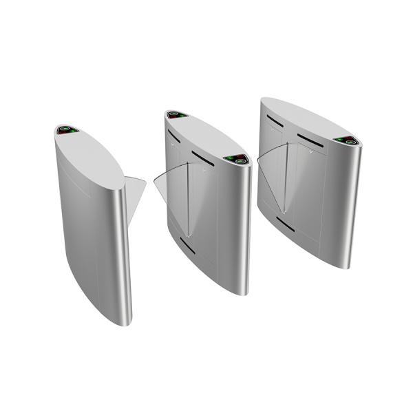 Quality Automatic Retractable Flap Barrier Turnstile Gate With Rfid Card Access Control for sale