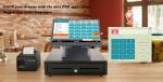 Foldable All-In-One POS Machine with Dual Screens Android Support and MSR Card