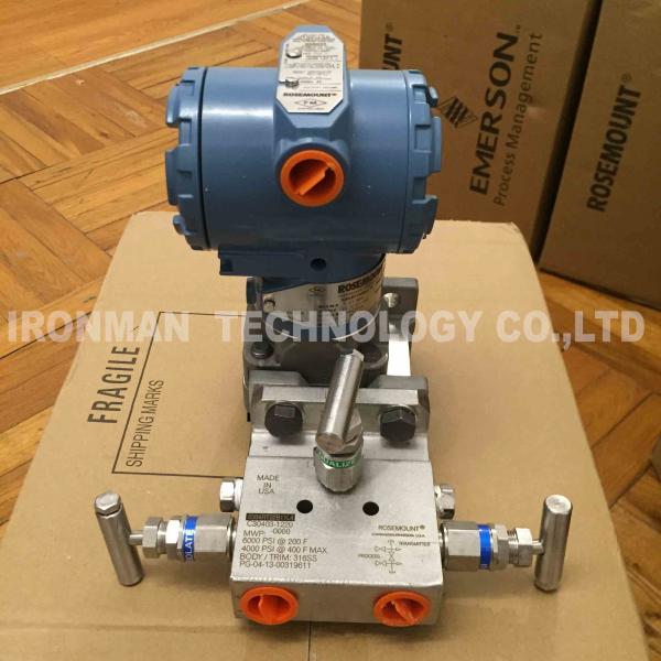 Quality TRANSMITTER DIFFERENTIAL PRESSURE ROSEMOUNT 3051CD1A02A1AK5S5Q4 with Integral Manifold P/N C30512-11240000 for sale