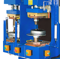 CE Hwashi Capacitor Spot Welding Machine Double Station Double Head