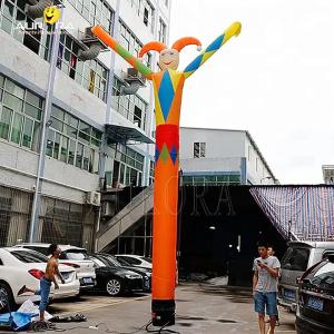 China Aurora Inflatable Advertising Signs Dummy Air Puppet Clown Sky Dancer Person wholesale
