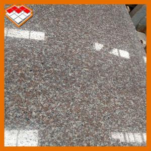 China Maple Leaf Red Polished Honed Granite Stone Tiles For Wall Stairs on sale