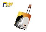 Portable Square Corrugated Box Trolley Matte And Glossy Lamination Printing