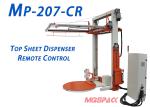 Automatic Turntable Stretch Wrapping Machine With Top Sheet Dispenser