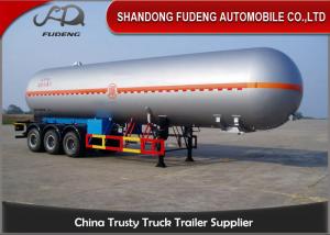 China 59.7 M3 LPG Tank Trailer Pressure Vessel Three Axles Trailer 25 Ton Capacity wholesale