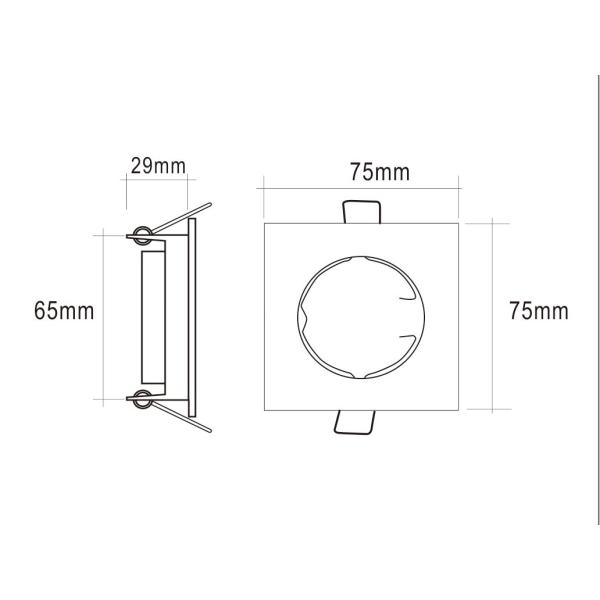 Gu10 Downlight Trim