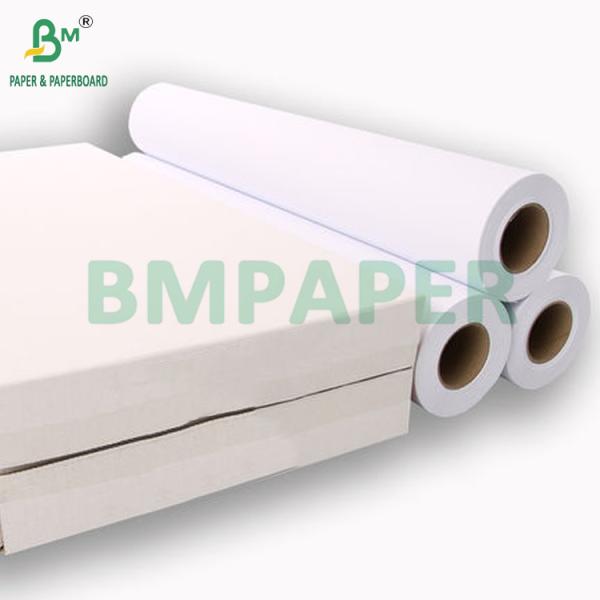 20lb Uncoated Ultra White Inkjet Plotter Paper For Wide - Format Printers 