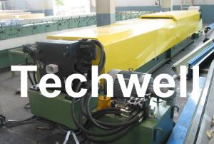 China Panasonic PLC Control Squared Downspout Roll Forming Machine For Rainwater Downpipe on sale