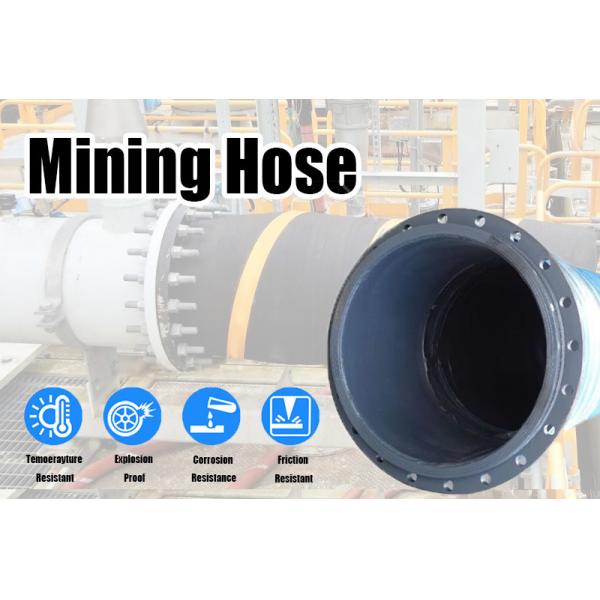 Reinforced Rubber Hose Sizes 2''–10'' Durable NR Blend Weather Impact Resistant