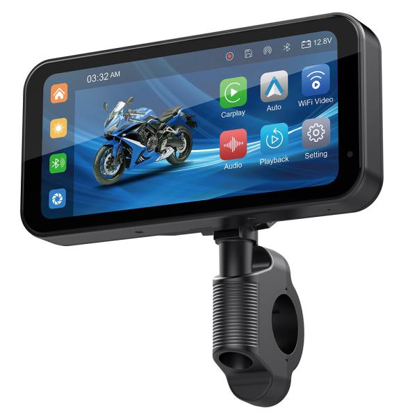 Quality 6.25 Inch Motorcycle Navigation Device with TF Card Storage and 2.5D Screen for sale