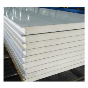PPGI Polyurethane PPGI Structure PU Sandwich Panel 950mm Width For Cold Room