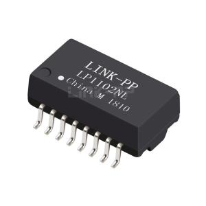 China Bothhand LAN1102-50 Compatible LINK-PP LP1102NL 10/100 Base-T Single Port SMT 16 PIN Lan Transformer Modules wholesale