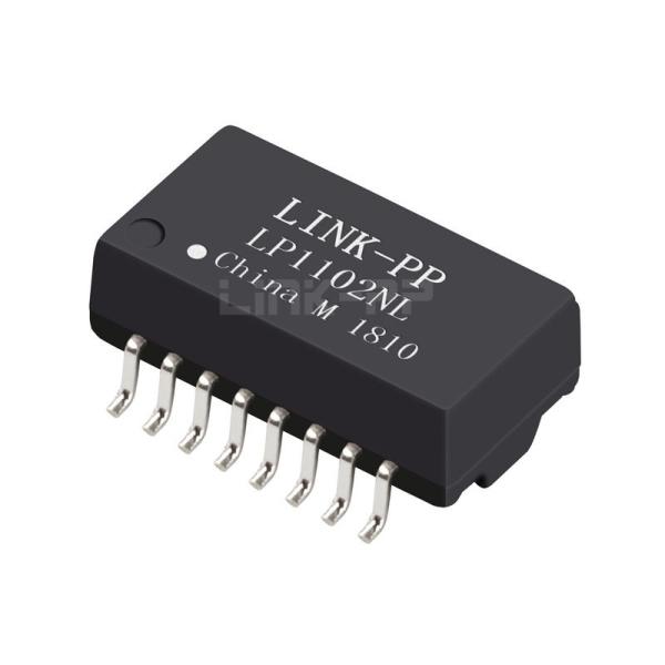 Quality XFMRS XF-LCZ3A1CB Compatible LINK-PP LP1102NL 10/100 Base-T Low Profile Lan Magnetics Transformer Single Port SMD 16PIN for sale
