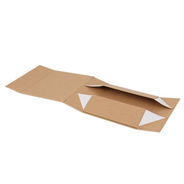 Recycled Custom Clothing Gift Packaging Kraft Apparel Boxes Collapsible Magnetic Closure