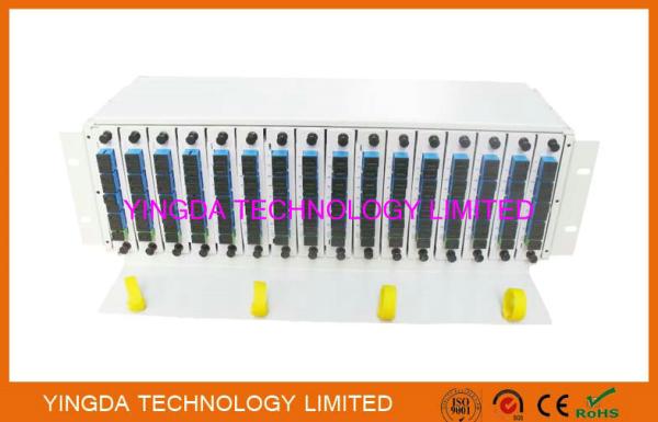 Quality Chasis Completes LGX Modules With Splitters1x8 SC/Apc Adaptors Rack Mount Metal for sale