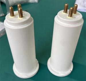 China Medical X-Ray Equipment White High Voltage Wire Socket PBT + 3 Studs 75KV wholesale