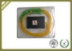 ABS Module 1x16 Rack Mounted PLC Splitter With SC APC Connector For FTTH / Gpon