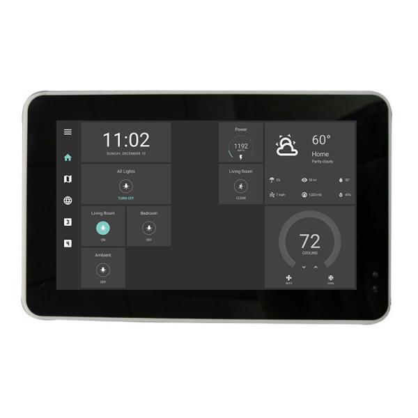 4.99 Inch Touch Wall Mounted POE Touch Tablet With Zigbee Proximity Sensor For