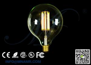 China 8W 110v-240v 5000k Stark White Led Filament Bulb Replace 50w Equal Incandescent Light Bulbs wholesale