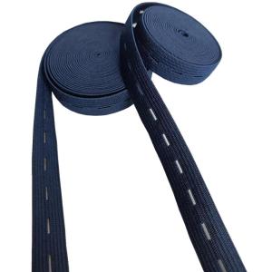4.5cm Polyester Buttonhole Elastic 45mm Waistband Elastic With Buttonholes