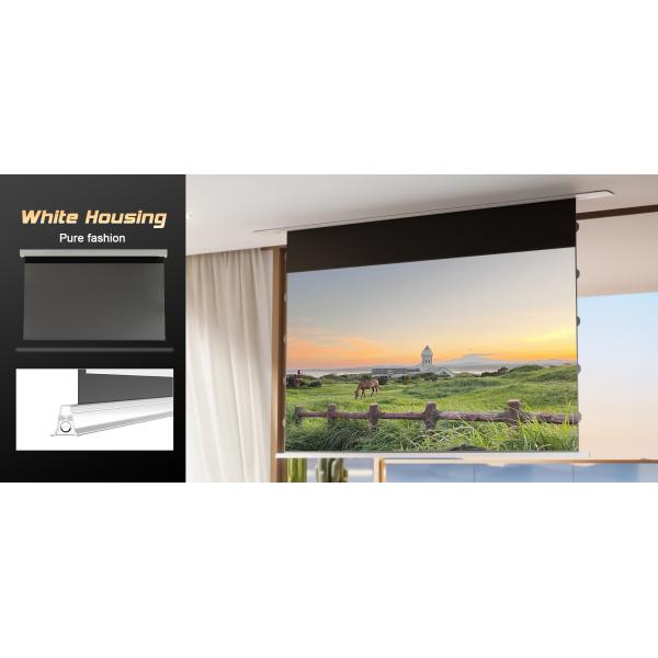 Indoor Electronic Movie Screen 120 Inch Electric Projector Screen With Remote Control