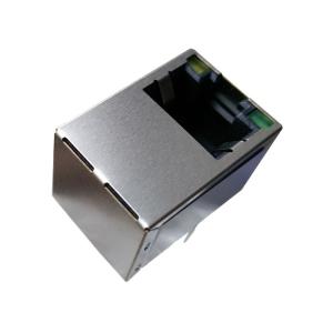 10/100M Vertical RJ45 Jack 180° Degree