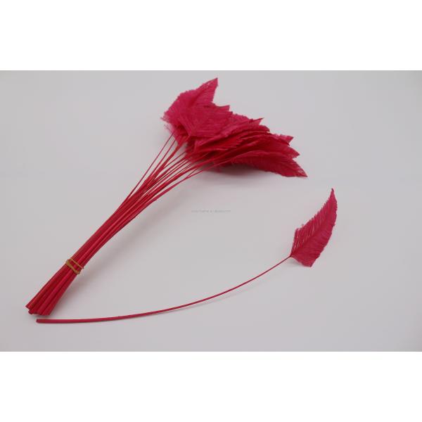 25-30cm Decor Millinery Feather , Head Arrow Stripped Ostrich Plume Feathers