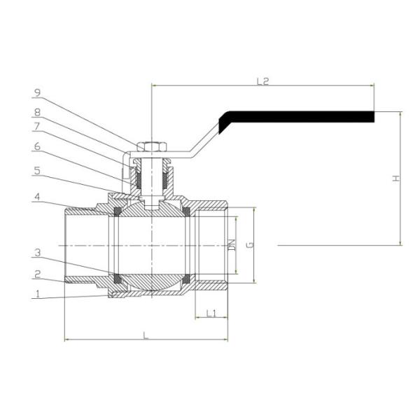 Factory wholesale price mini 1/2 inch hot sales brass ball valve made in China