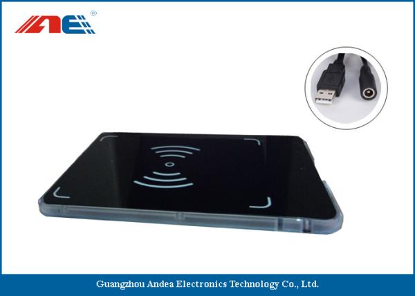 Quality Reading Range 50CM HF RFID Desktop Reader , High Speed USB RFID Card Reader And Writer for sale