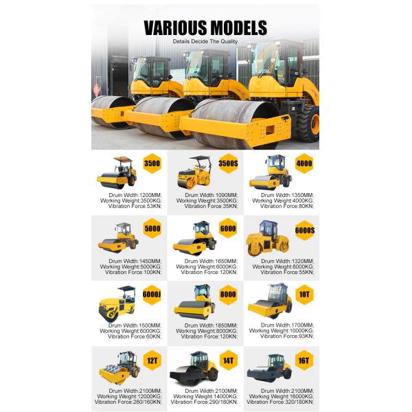 Hydraulic Vibrating Compactor Machine 10T Road Roller for Construction Projects