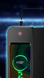 Rubber Base RGB Led Gaming Mouse Mat , Extended Mouse Pad With Wireless Charging