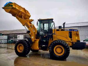China Heavy Duty SEM655D 5 Tons Payloader With WEICHAI Mechanical Engine wholesale