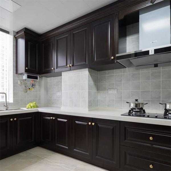 Lacquer Door Finish Contemporary Complete Kitchen Cabinets Solution