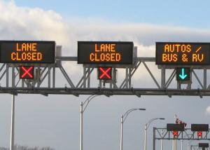China Dual Color P20 Full Temporary Variable Traffic Signs With Module Dimension 320mm X 160mm wholesale