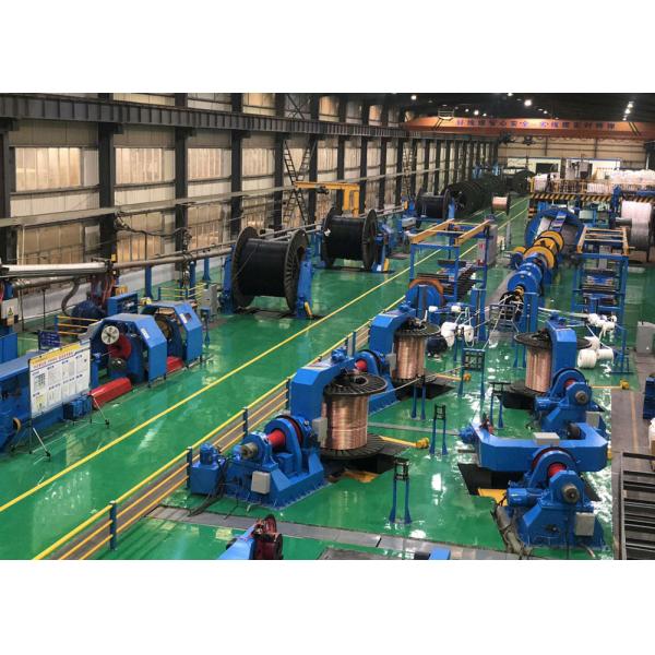 630mm 6+12+18 Planetary Type Wire And Cable Stranding Copper Bunching Machine Back-Twisting