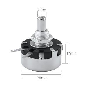 WX110(010) 1W Singleturn Wound Potentiometer High Precision Adjustable Knob