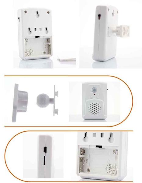 Quality COMER activated Recordable speaker Direction Recognition Infrared Sensor Alarm for sale