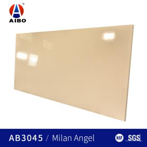 10MM Artificial Quartz Stone For Kitchen Backsplashes Thin Slab