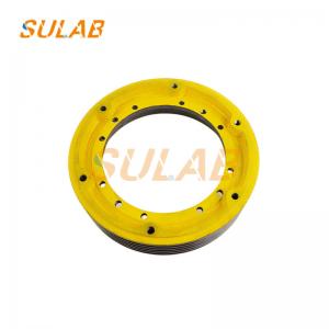 China SULAB Cast Iron Elevator Wheel Rollers Main Traction Sheave In Elevator on sale