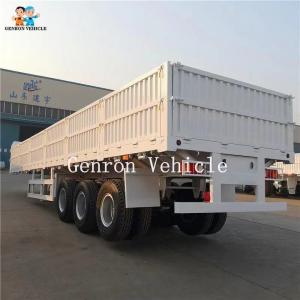 China 40ft Containers 80T Drop Side Semi Trailer With Twist Locks wholesale